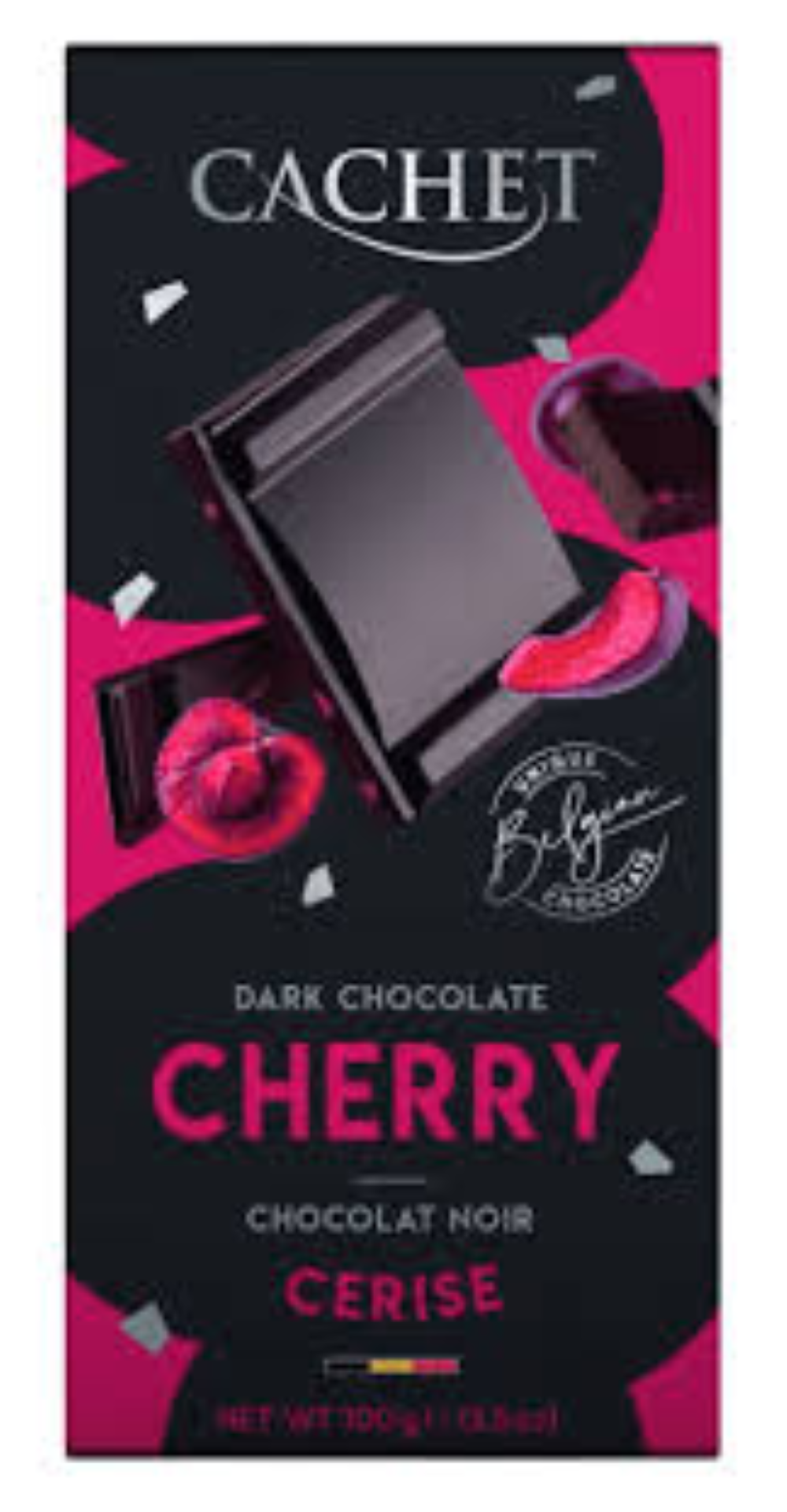 CACHET DARK 57% CHERRY 100G